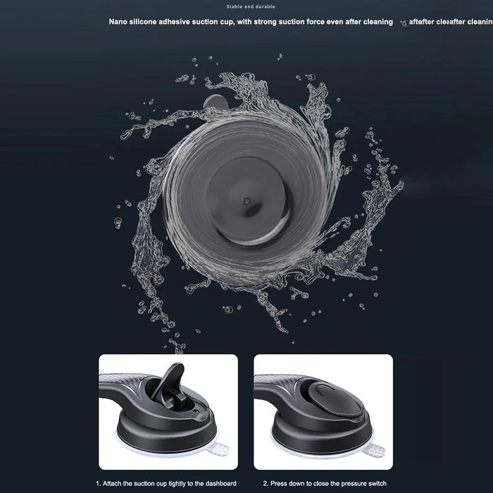 ES281 For 4-6.7 Inch Phone Mount for Car Dashboard Windshield Air Vent Suction Cup Phone Holder - 7