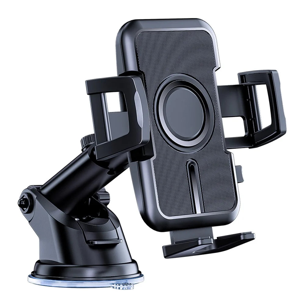 D55+105 Car Dashboard Phone Holder ABS Rotatable Suction Cup Cellphone Bracket - 1