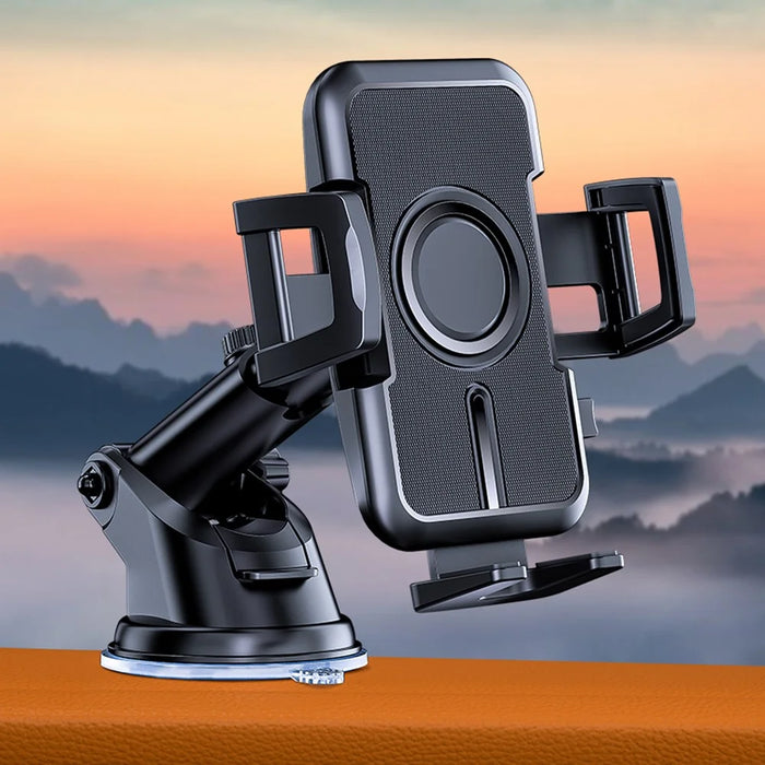 D55+105 Car Dashboard Phone Holder ABS Rotatable Suction Cup Cellphone Bracket - 2