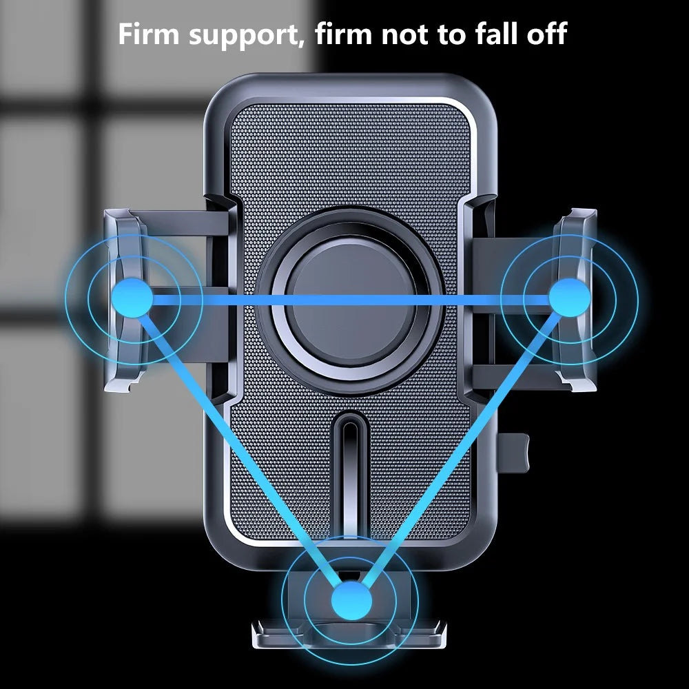 D55+105 Car Dashboard Phone Holder ABS Rotatable Suction Cup Cellphone Bracket - 5