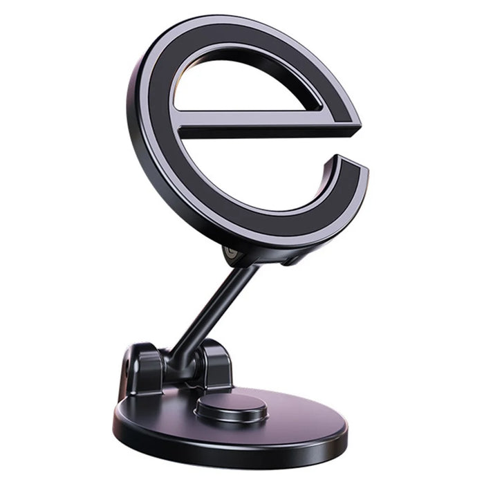 D38 E-Shape Alloy Magnetic Car Phone Holder for iPhone 16 / 16 Plus / 16 Pro / 16 Pro Max Car Dashboard Folding Mount - 1