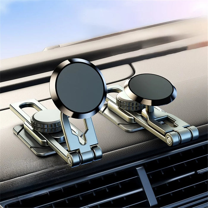 D31 Foldable Magnetic Phone Holder Car Mount Stable Cell Phone Bracket - 3