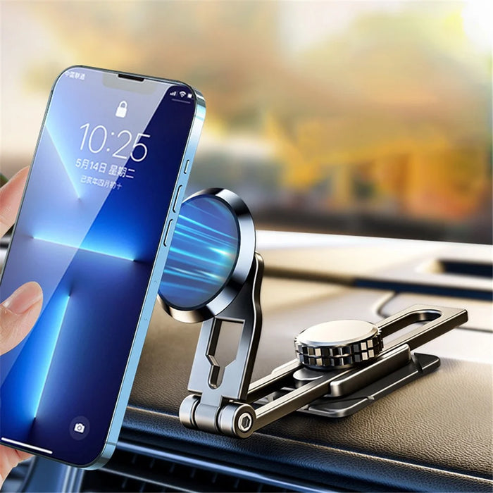 D31 Foldable Magnetic Phone Holder Car Mount Stable Cell Phone Bracket - 4