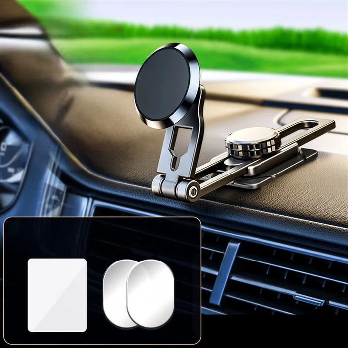 D31 Foldable Magnetic Phone Holder Car Mount Stable Cell Phone Bracket - 5