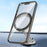 Car Mount Magnetic Phone Holder Rotary Foldable Zinc Alloy Phone Stand - Silver - 1