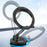 Car Mount Magnetic Phone Holder Rotary Foldable Zinc Alloy Phone Stand - Silver - 2