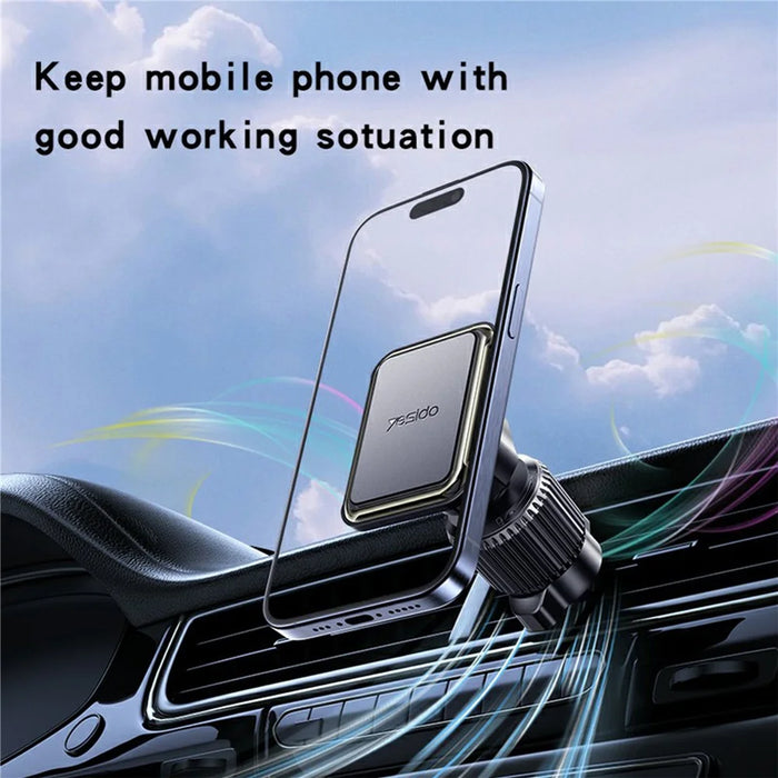 YESIDO C245 Hook Type Magnetic Mobile Phone Holder Bracket for Car Air Outlet - 5