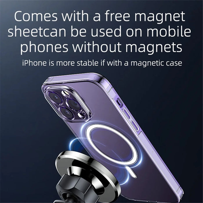 YESIDO C179 Suction Cup Bottom Car Strong Magnetic Mount Zinc Alloy Cell Phone Holder Bracket - 7