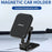 JMARY MH-82 Car Dashboard Mount Magnetic Phone Holder Zinc Alloy Foldable Cellphone Stand - 2
