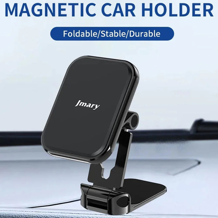 JMARY MH-82 Car Dashboard Mount Magnetic Phone Holder Zinc Alloy Foldable Cellphone Stand - 2