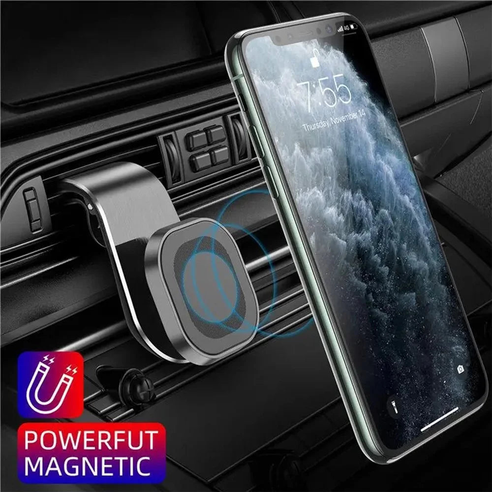 JMARY MH-72 Magnetic Car Air Vent Phone Holder 360 Degrees Rotatable Cellphone Bracket - 3