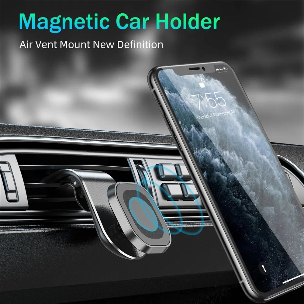 JMARY MH-72 Magnetic Car Air Vent Phone Holder 360 Degrees Rotatable Cellphone Bracket - 4