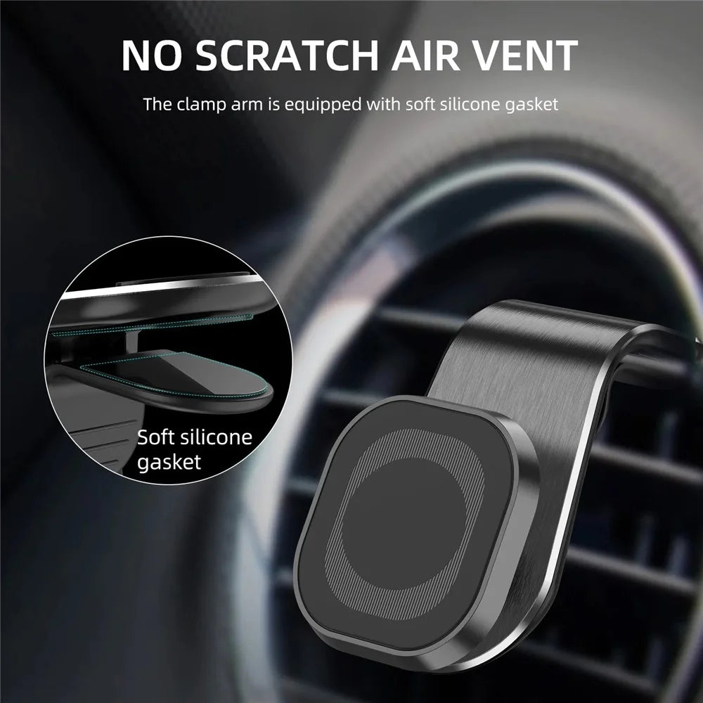 JMARY MH-72 Magnetic Car Air Vent Phone Holder 360 Degrees Rotatable Cellphone Bracket - 5