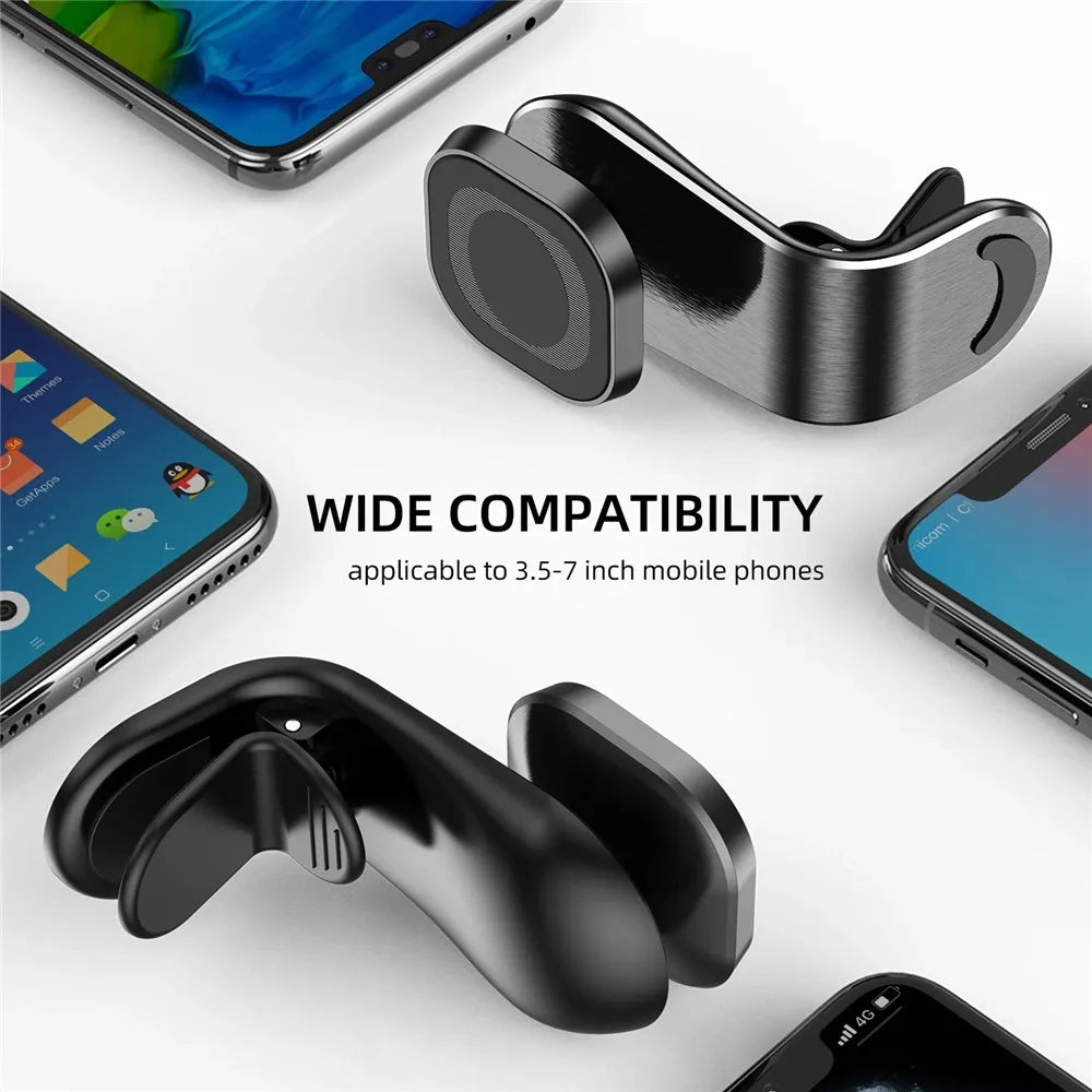 JMARY MH-72 Magnetic Car Air Vent Phone Holder 360 Degrees Rotatable Cellphone Bracket - 6