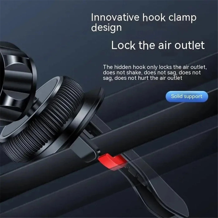 JMARY  MH-78 Car Air Vent Phone Mount Strong Magnetic Absorption Cell Phone Holder Bracket - 2