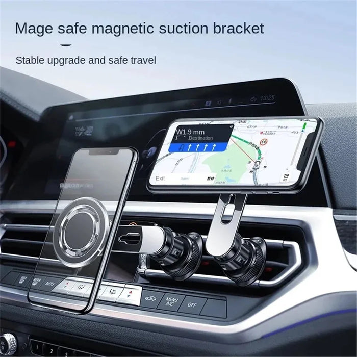 JMARY  MH-78 Car Air Vent Phone Mount Strong Magnetic Absorption Cell Phone Holder Bracket - 5