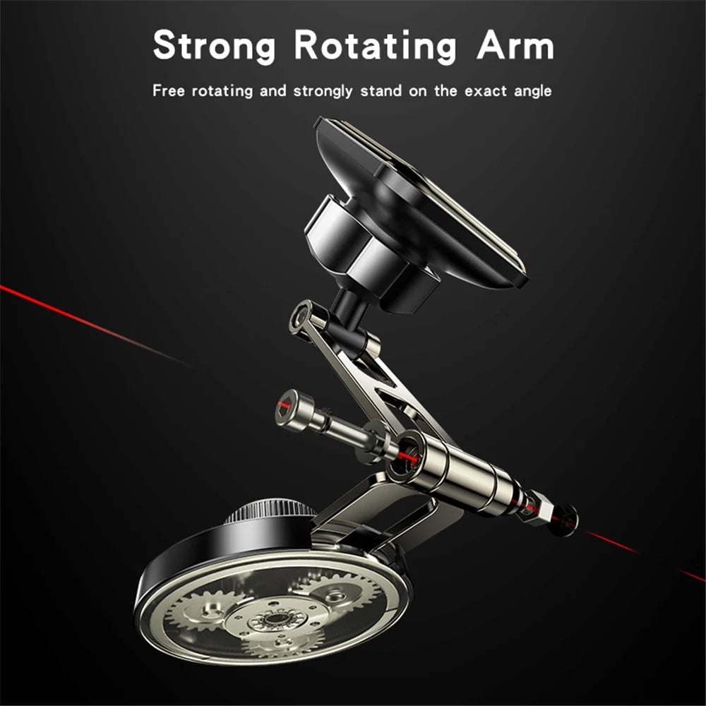 YESIDO C264 Dual Shaft Car Dashboard Monitor Mount Magnetic Phone Holder Adjustable Cellphone Stand - 4