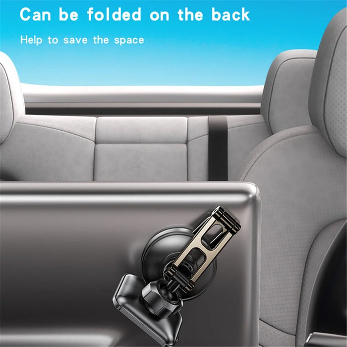 YESIDO C264 Dual Shaft Car Dashboard Monitor Mount Magnetic Phone Holder Adjustable Cellphone Stand - 7