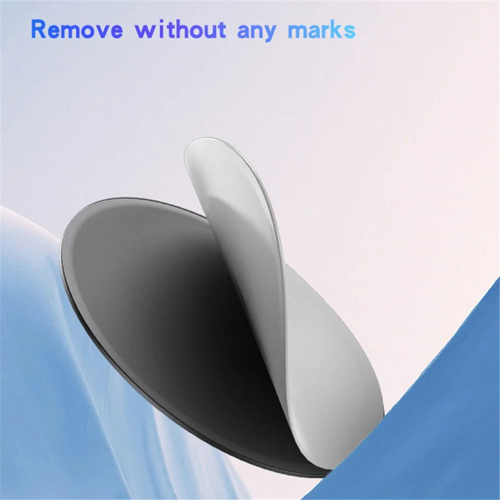 YESIDO C207 2PCS Leather Texture Alloy Sheet Self-Adhesive Phone Back Adapter for Magnetic Wireless Charger - 5