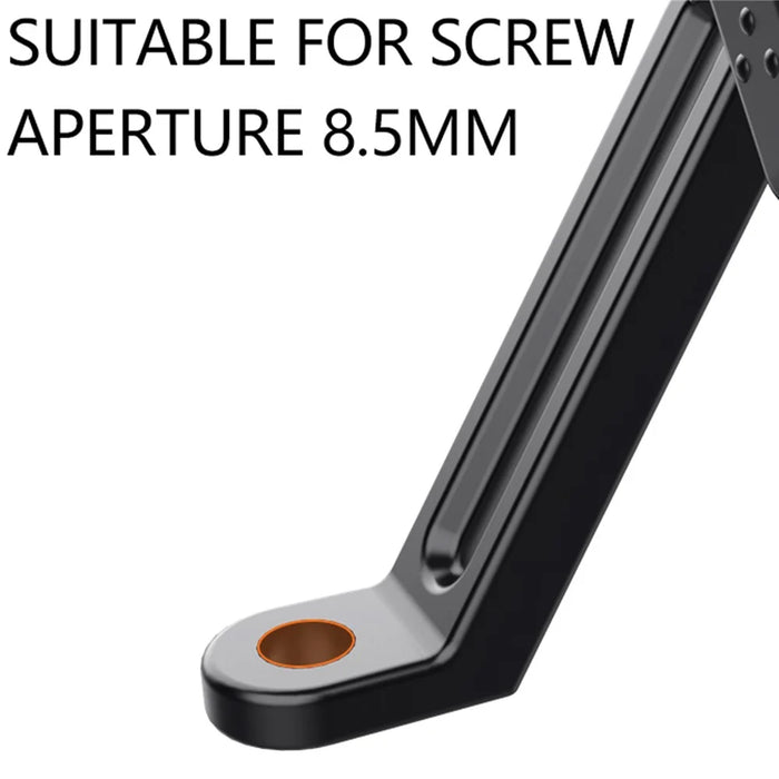 QX-24 ABS Motorcycle Phone Mount Holder Bracket (Installation On Rearview Mirror) - Orange - 5