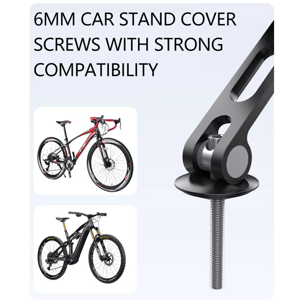 QX-24 Bike Stem Phone Holder Bicycle Stem Mount Aluminum Alloy+ABS Mobile Phone Bracket - Orange - 5