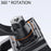 QX-24 Bike Motorcycle Phone Holder Bicycle Handlebar Mount Mobile Phone Bracket - Orange - 3