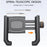 QX-24 Bike Motorcycle Phone Holder Bicycle Handlebar Mount Mobile Phone Bracket - Orange - 4