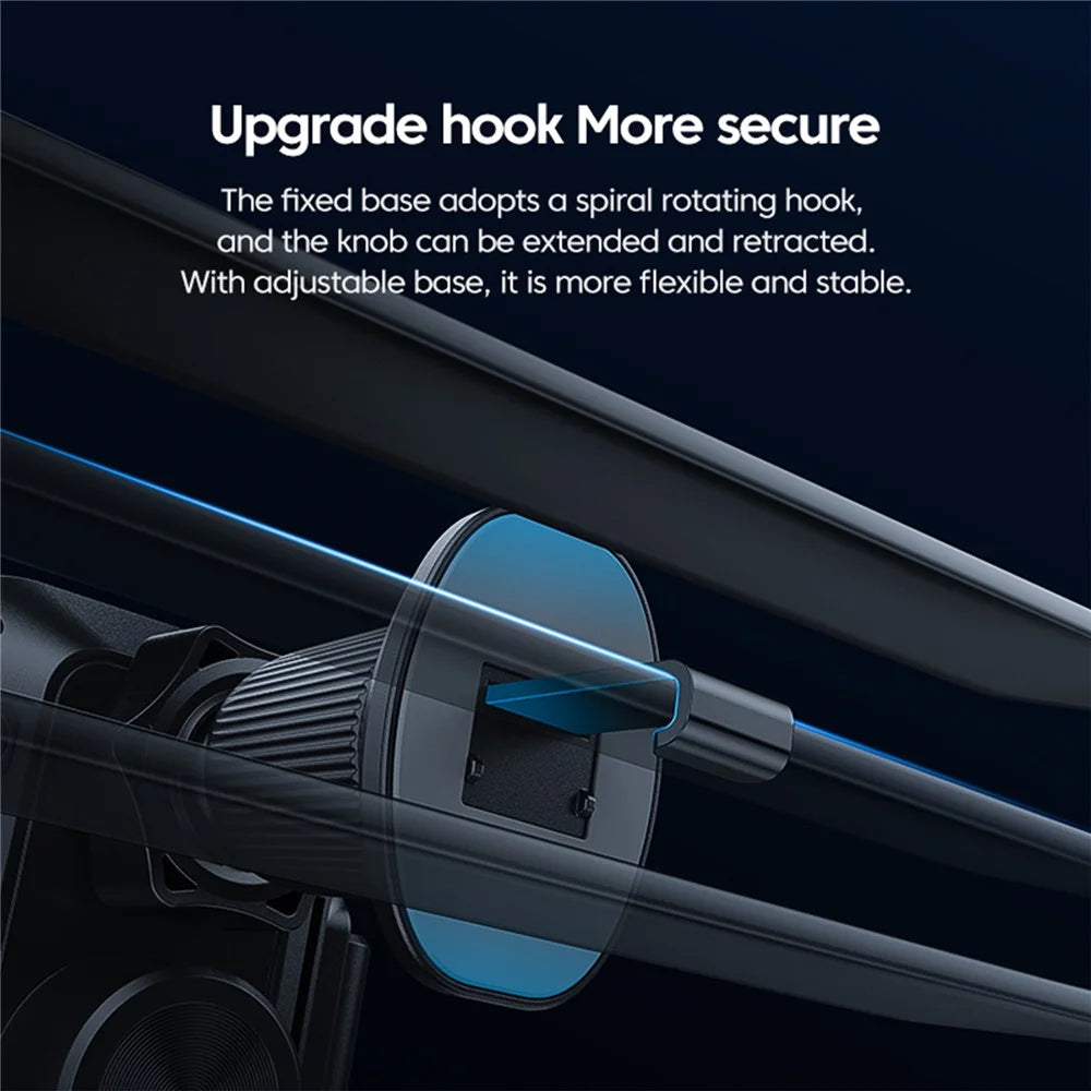 X16 Magnetic Phone Mount Car Smart Sensor Air Vent Phone Holder Automatic Wireless Charger - Silver - 5