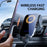 X15 Car Air Vent Cell Phone Mount Holder Wireless Charger Mobile Phone Bracket - Silver - 7