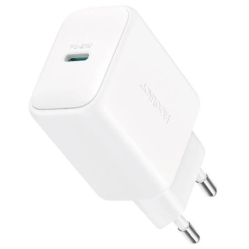JOYROOM JR-TCF20 EU Plug PD 20W Fast Charger Type-C Charger Adapter for iPhone 16-15 Series - White - 1