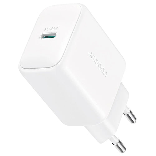JOYROOM TCF20 PD 20W Fast Charging EU Plug Charger Set with 1m Type-C to Type-C Cable for iPhone 16-15 Series - 1