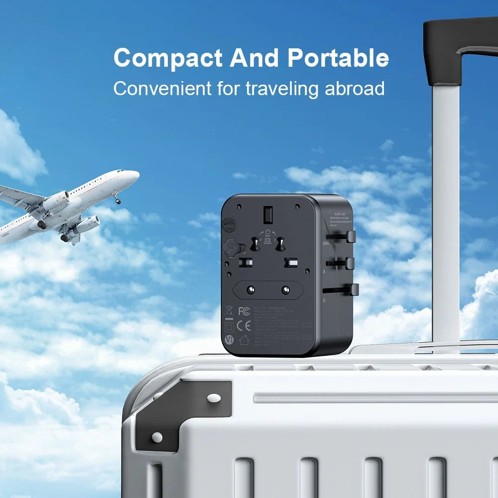 XUNDD XDCH-072 Universal Travel Wall Charger 65W Phone Charger Adapter with 5 USB Ports - 6