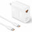 HUAWEI HW-200500C02 100W High Power Adapter USB-A + Type-C CN Plug Wall Charger with Cable (Chinese Version) - White - 1