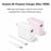 HUAWEI HW-200500C02 100W High Power Adapter USB-A + Type-C CN Plug Wall Charger with Cable (Chinese Version) - White - 3