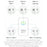 HUAWEI HW-200500C02 100W High Power Adapter USB-A + Type-C CN Plug Wall Charger with Cable (Chinese Version) - White - 6