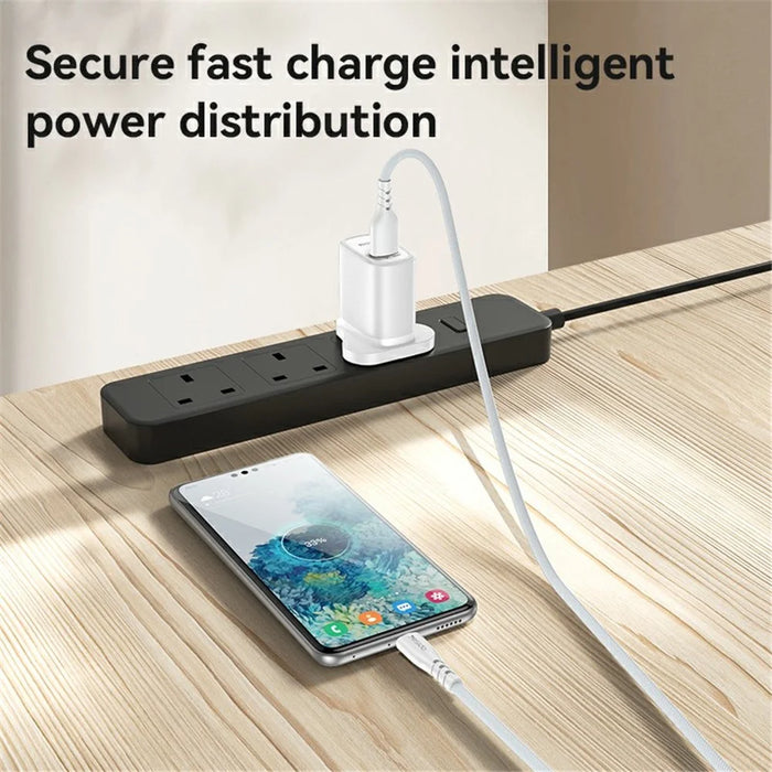 YESIDO YC85C UK Plug Single USB Port Wall Charger 18W Phone Tablet Fast Charging Adapter with Cable - 4