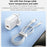 YESIDO YC85C UK Plug Single USB Port Wall Charger 18W Phone Tablet Fast Charging Adapter with Cable - 6