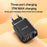 YESIDO YC67 Digital Display 17W Wall Charger 2 USB + 1 Type-C Phone Tablet Charging Adapter, EU Plug - 2