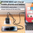 YESIDO YC87 Digital Display 20W Wall Charger USB + Type-C Phone Tablet Charging Adapter, UK Plug - 3