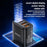 YESIDO YC86 17W Digital Display Wall Charger 2 USB + 1 Type-C Phone Charging Adapter, UK Plug - 4