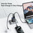 MCDODO CH-2170 30W 3-Port Digital Display Fast Charger (Dual Type-C+USB-A), UK Plug - Black - 3