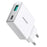 JOYROOM JR-TCF14 20W Fast Charging Charger USB-C+USB-A Dual Port Adapter, EU Plug for iPhone 16-15 Series - White - 1