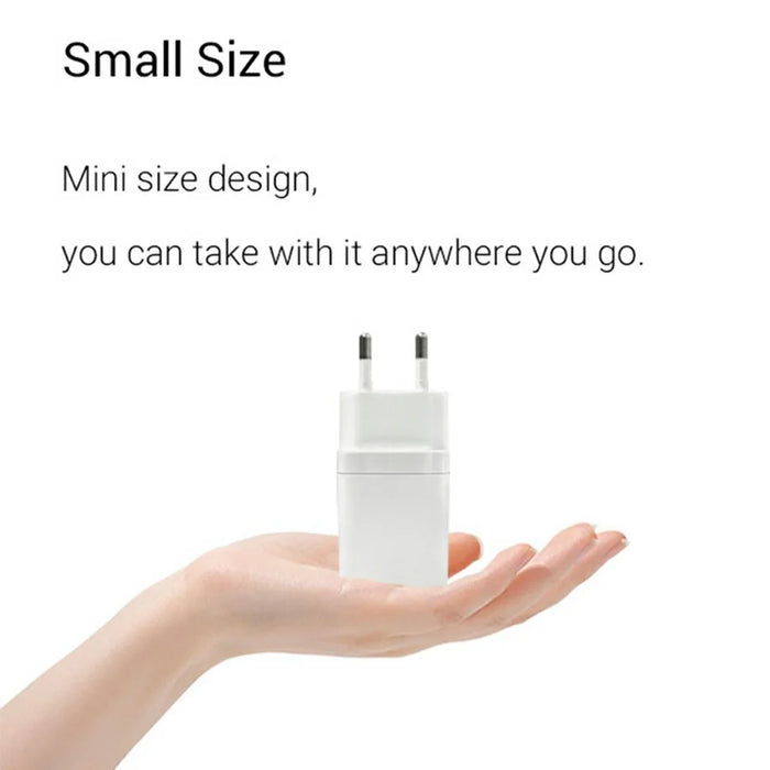 KZDOO PD 20W Wall Charger USB-C+USB-A Dual-Port Power Adapter Charger - EU Plug - 3