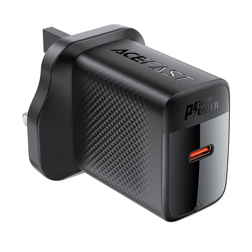 ACEFAST A103 PD 30W GaN Charger Single USB-C Port Phone Wall Charger, UK Plug - 1