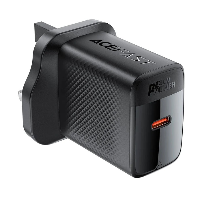 ACEFAST A103 PD 30W GaN Charger Single USB-C Port Phone Wall Charger, UK Plug - 1