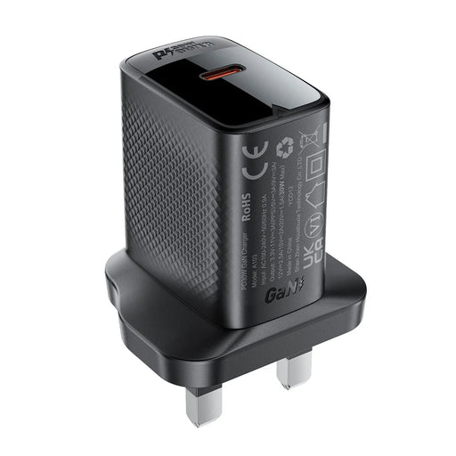 ACEFAST A103 PD 30W GaN Charger Single USB-C Port Phone Wall Charger, UK Plug - 2