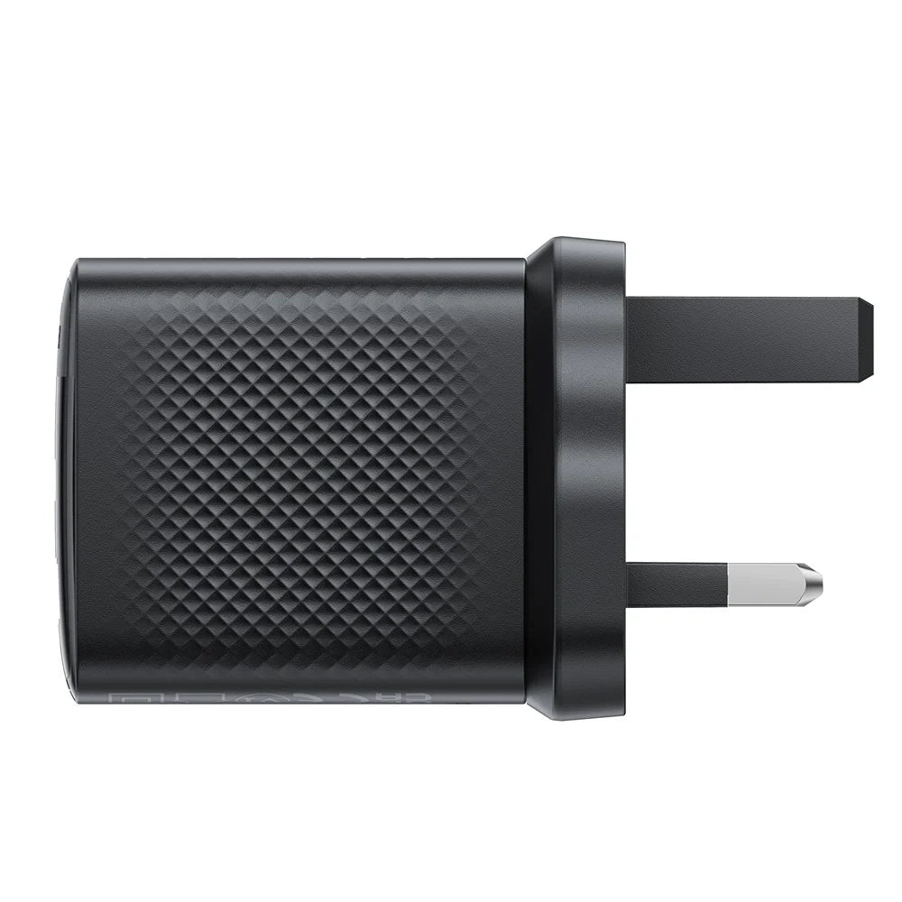 ACEFAST A79 PD 20W GaN Charger USB-C+USB-A Dual Port Phone Charger, UK Plug - 5