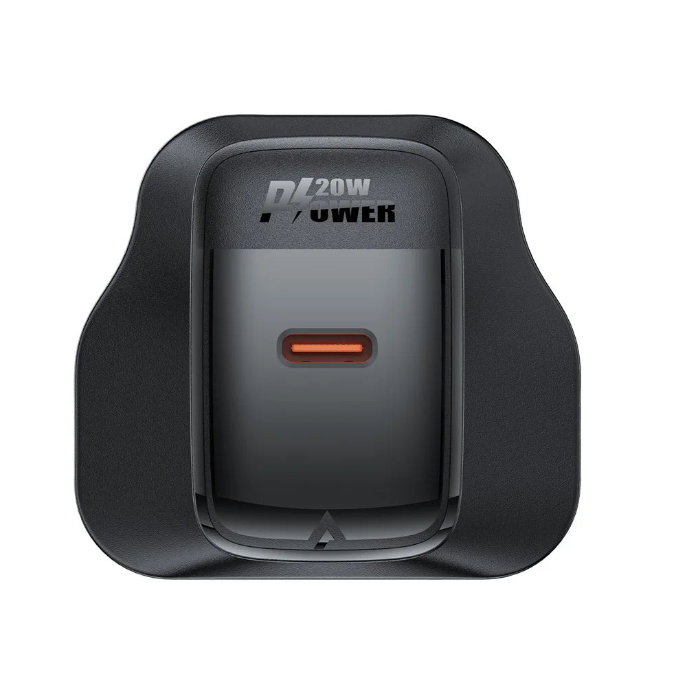 ACEFAST A83 PD 20W Single USB-C GaN Charger Phone Wall Charger Adapter, UK Plug - 3