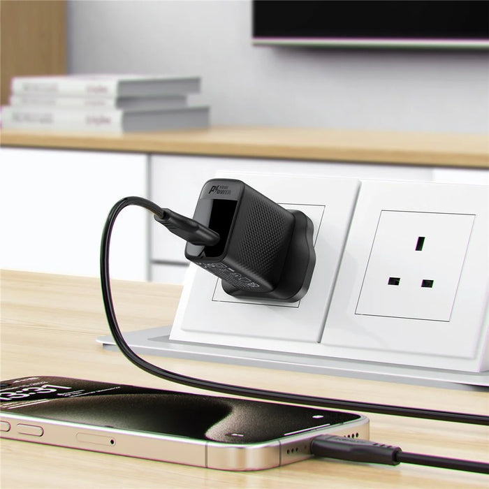 ACEFAST A91 QC 18W GaN Charger Single USB-A Phone Charger Adapter, UK Plug - 5
