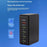 818PD QC3.0 PD 20W Fast Charging Station 5 USB + 1 Type-C Phone Tablet Desktop Charger - Black / EU Plug - 4